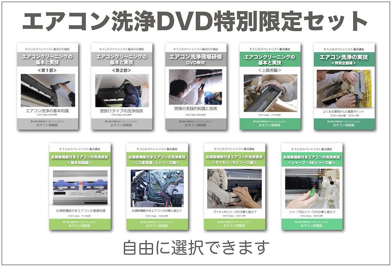 お掃除機能付きエアコンの研修イメージ