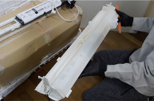 パナソニック・CXRシリーズの表示部カバー