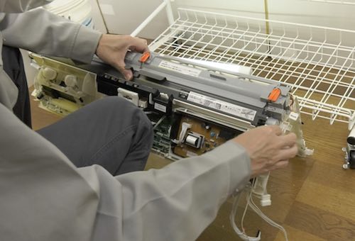 お掃除ユニットの取り付け方法
