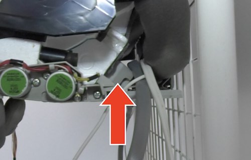 東芝SDRシリーズのルーバーモーター