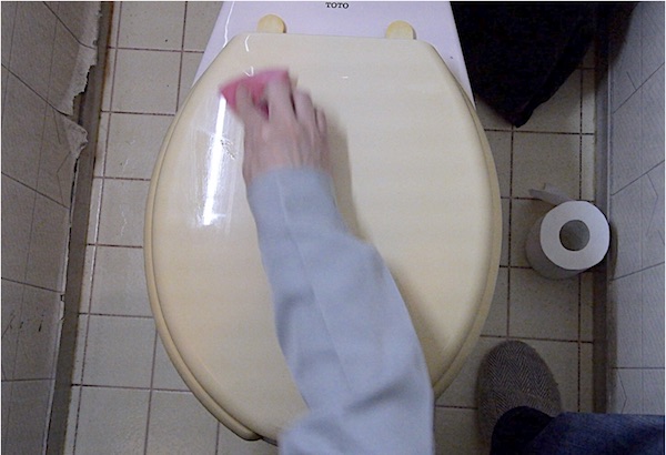 トイレの簡易コーティング1